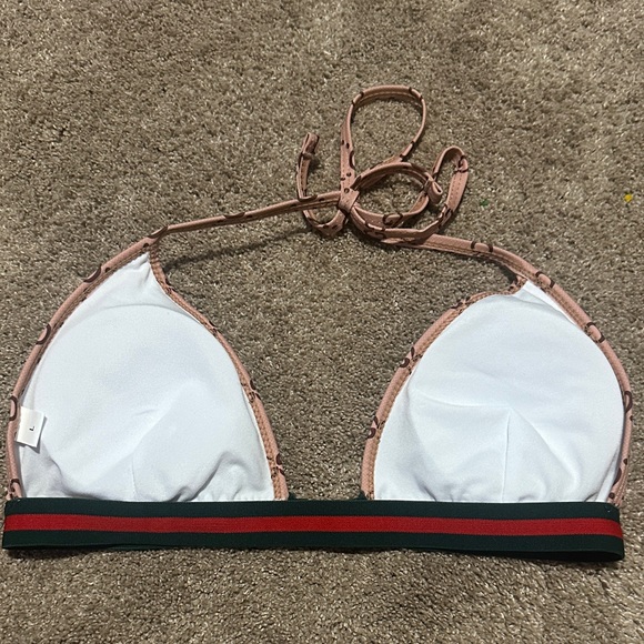 Pink Logo Bikini Top - Picture 2 of 3